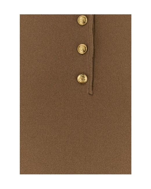 Blazé Milano Brown Blazé Milano Highland Button Polo Top