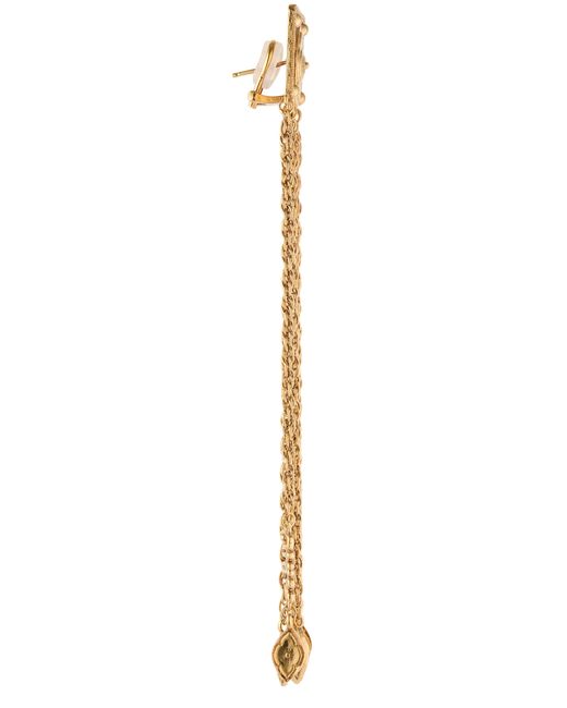 Chloé Metallic Amulet Earrings