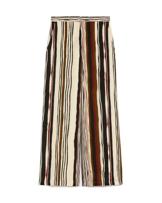 Max Mara Multicolor Striped Trousers