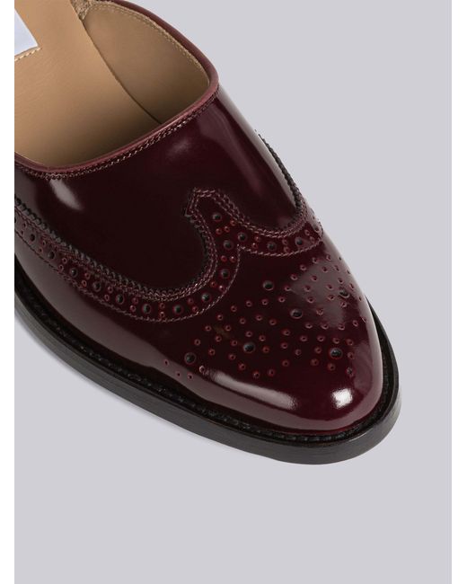 Thom Browne Brown Slip-On Rwb Brogues