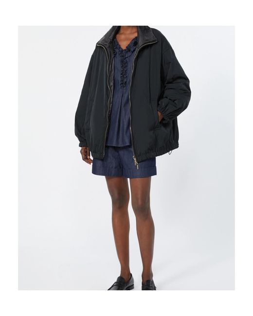 Max Mara Blue Belt Loop Shorts