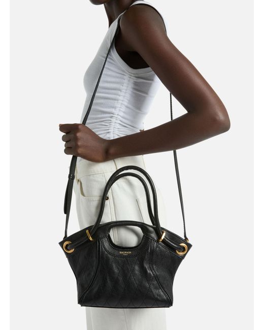 Balmain Black Small Tote