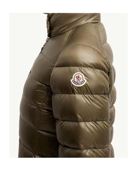 Moncler Green Slim Long Down Jacket