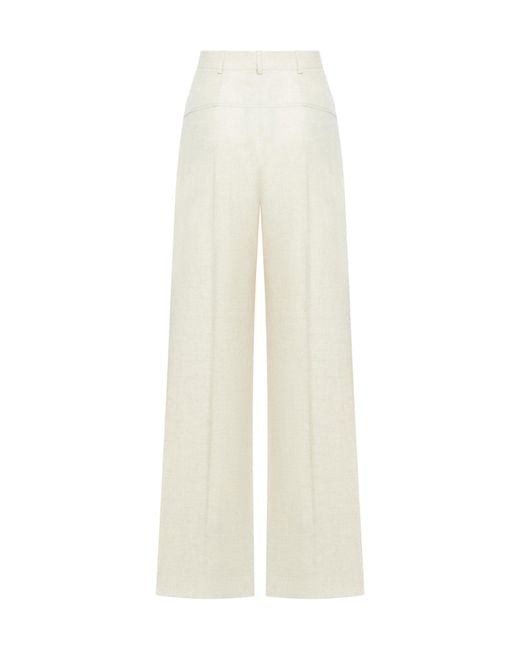Jacquemus White Le Pantalon Sauge