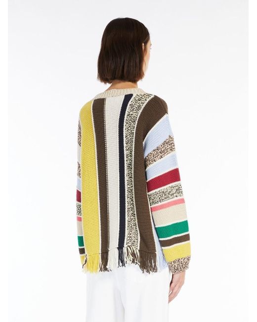 Weekend by Maxmara Multicolor Round Neck Sweater