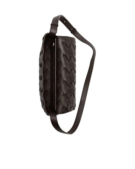 Bottega Veneta Black Diago Large Crossbody Bag for men