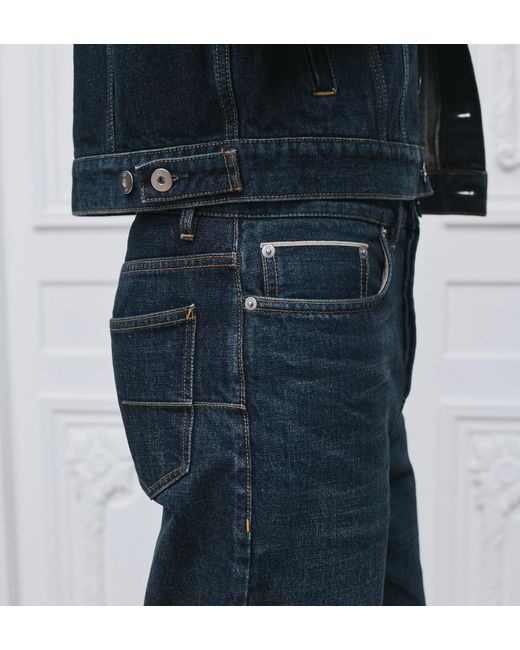 Dior Blue Straight-Leg Jeans for men