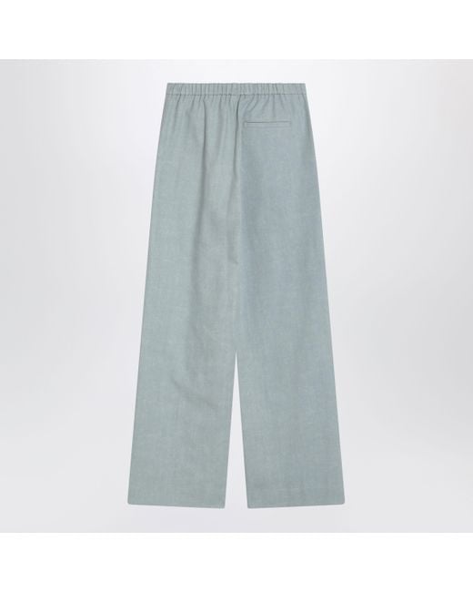 Loulou de Saison Blue Wide-Leg Pants