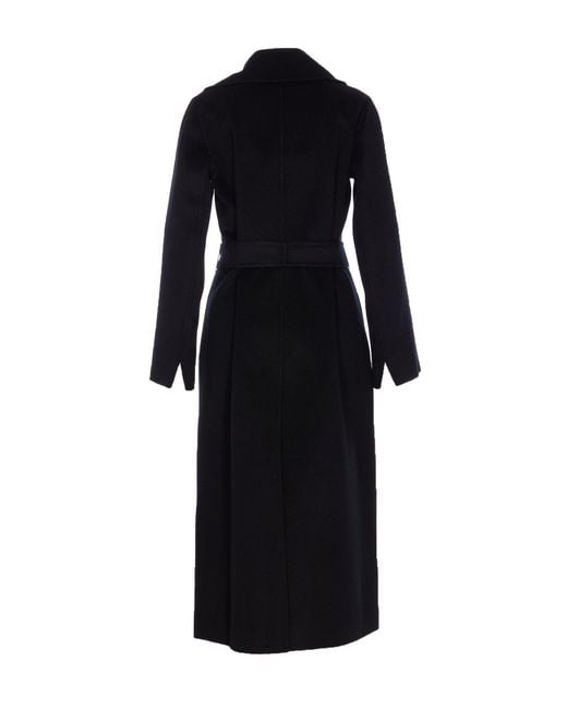 Max Mara Black 'S Paola Belted Coat