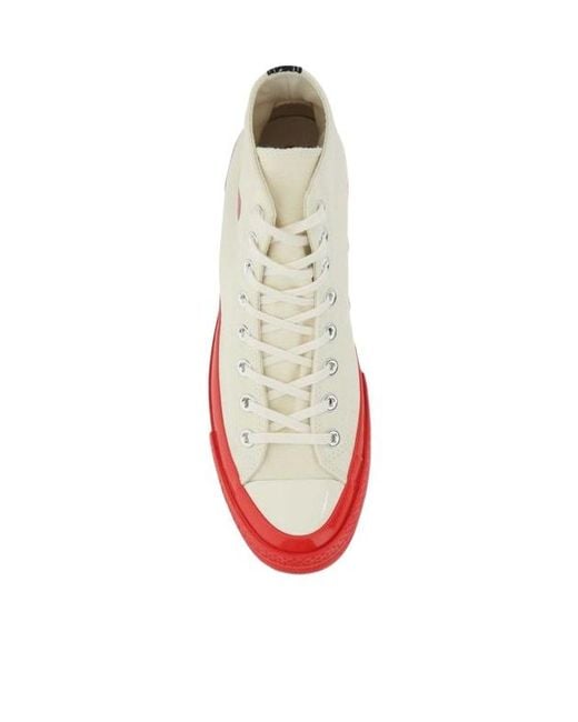 COMME DES GARÇONS PLAY Red Comme Des Garçons Play X Converse Chuck 70 Lace-Up Sneakers for men