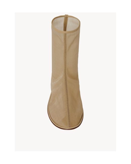 The Row Brown Round-Head Short Boots