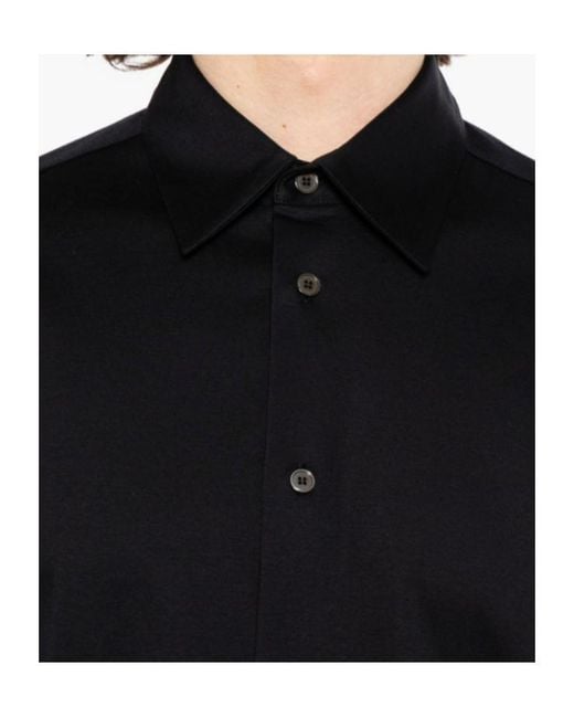 Paul Smith Black Buttoned Shirt for men