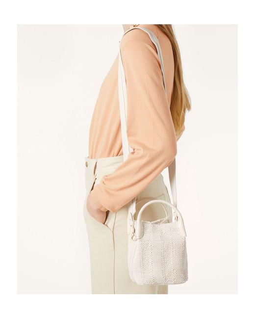 Loro Piana White Bale Mini Shoulder Bag