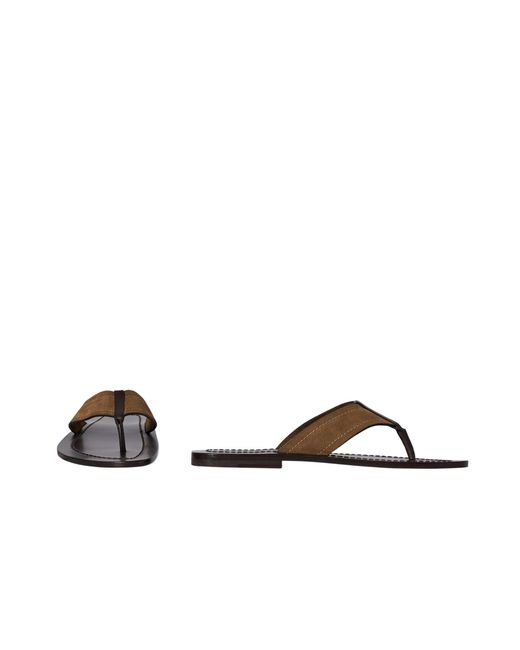 The Row Brown Dan Flip Flop for men