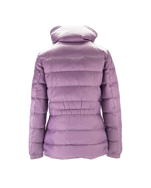EA7 Purple Logo Details Down Jacket