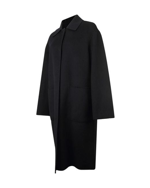 Max Mara Black Logo Coat