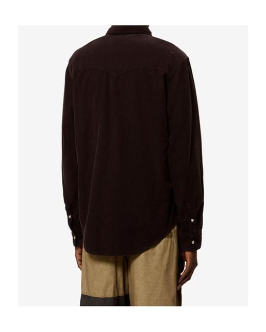 Isabel Marant Black Vasco Shirt for men