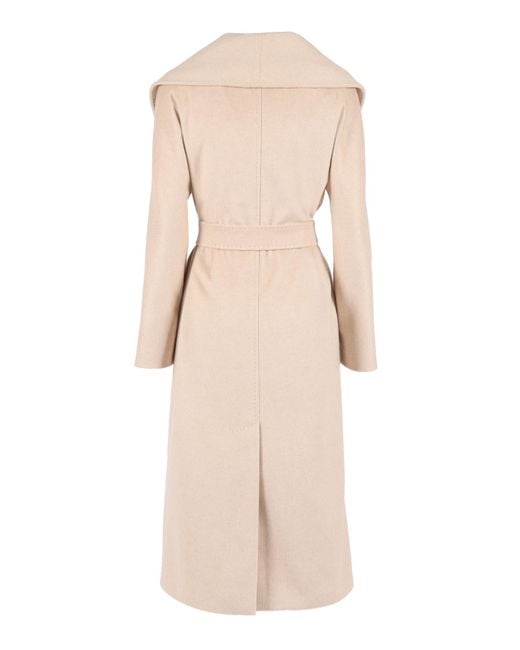 Max Mara Natural Belted Coats