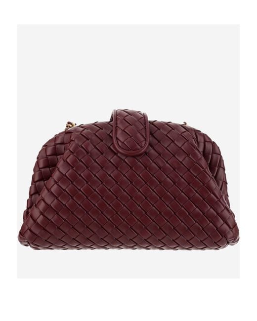 Bottega Veneta Red Lauren 1980 Mini Clutch Bag
