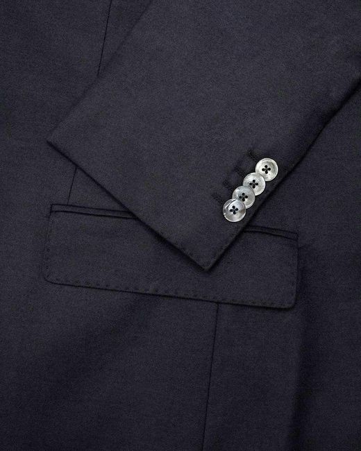 Boss Blue Lapel Suit Jacket for men
