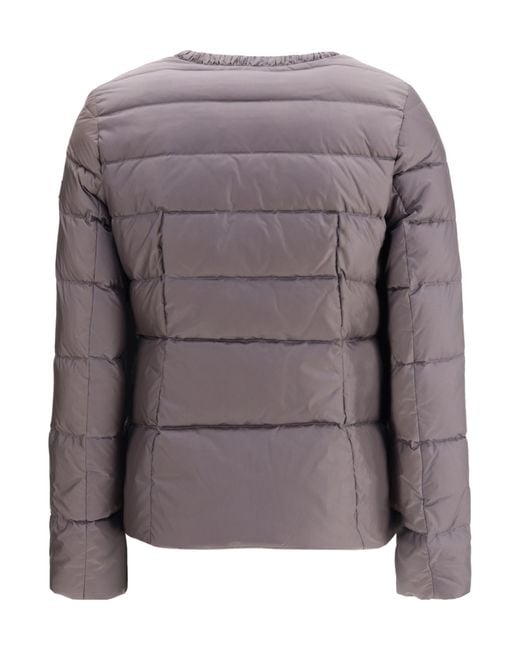 Tatras Purple Quilted Zip-Front Puffer Jacket