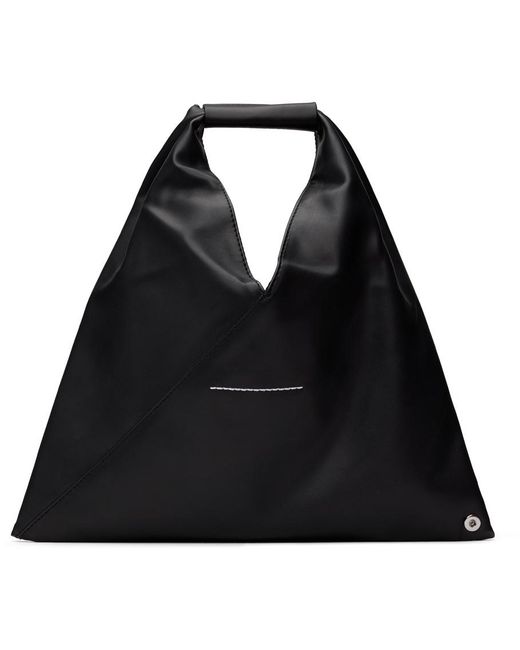 MM6 by Maison Margiela Black Japanese Mini Top Handle Bag