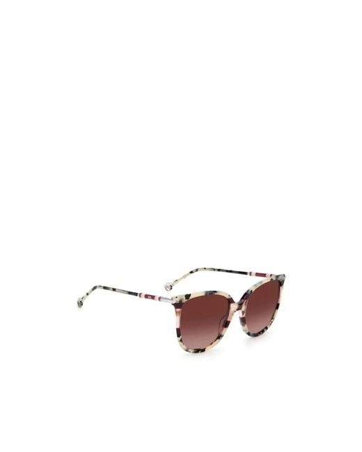 Carolina Herrera Multicolor Square Frame Full Rim Sunglasses
