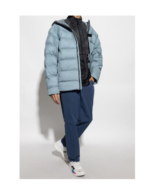 On Shoes Blue Insulated Training Jacket Explorer for men