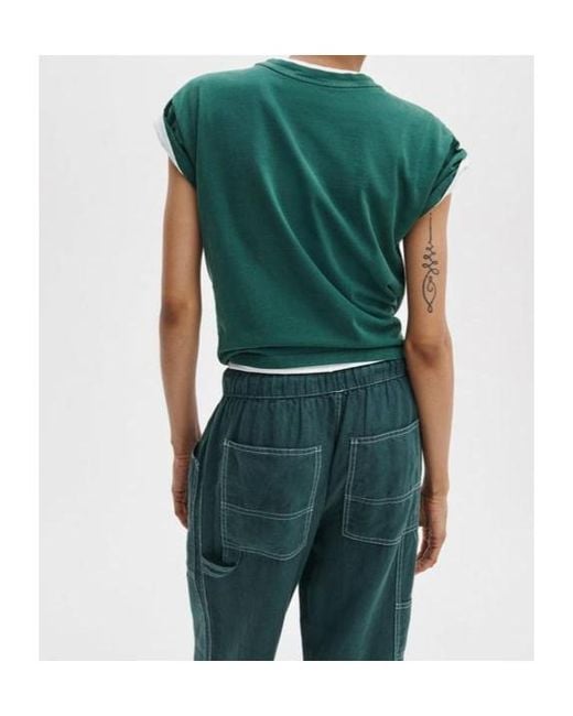 Rag & Bone Green T-Shirt Re3A26St3Kw 0