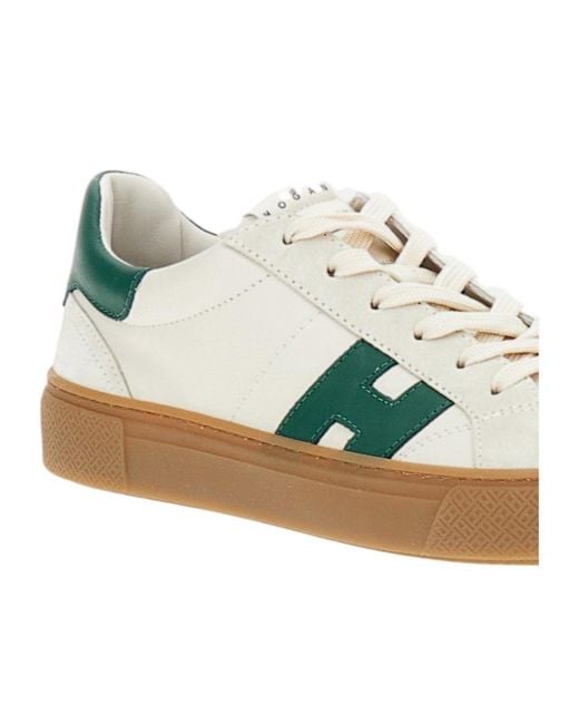 Hogan Green Crosswind Low-Top Sneakers for men