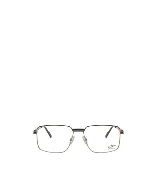 Cazal White Square-Frame Glasses for men