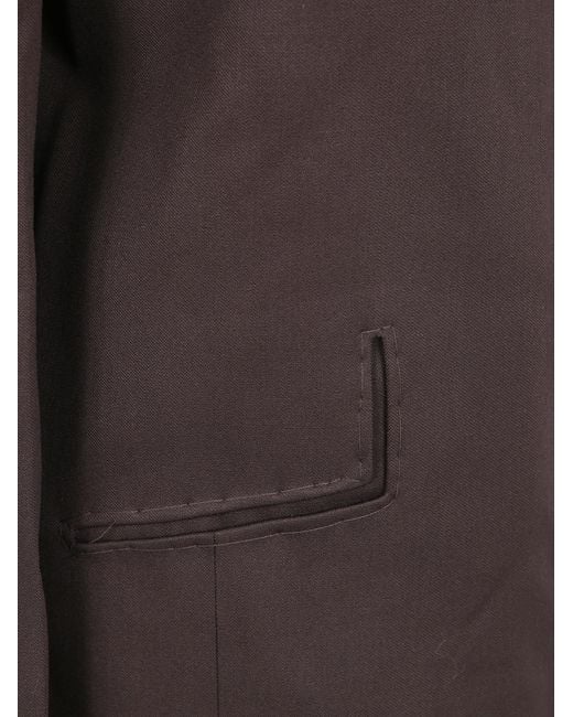 Entire studios Brown Cut-Out Pocket Long-Sleeve Top