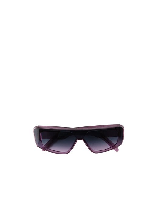 Rick Owens White Performa Sunglasses for men