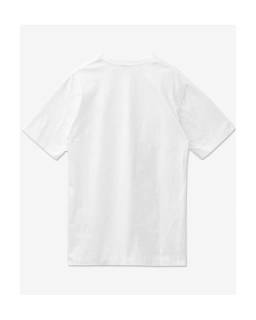 COMME DES GARÇONS PLAY White Embroidered Logo T-Shirt for men