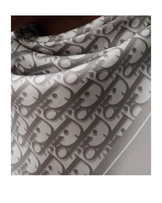 Dior Pink Monogram Border Scarf