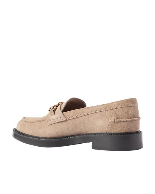 Tod's Brown Label Love Shoes With Emblem And Emblem