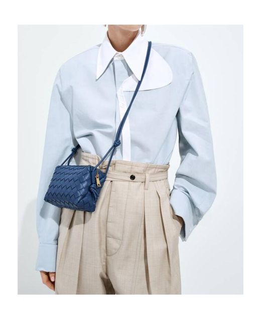 Bottega Veneta Blue Mini Loop