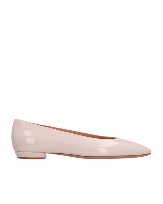 Gianvito Rossi Pink Amelia Ballerina Shoes