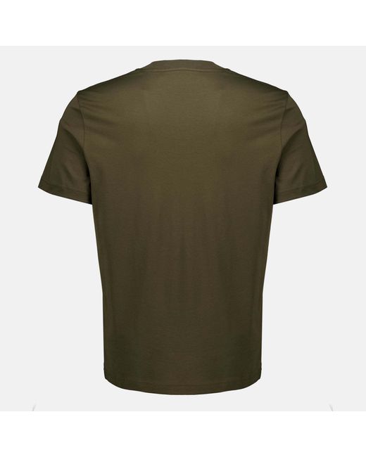 Moncler Green Chest-Pocket T-Shirt for men