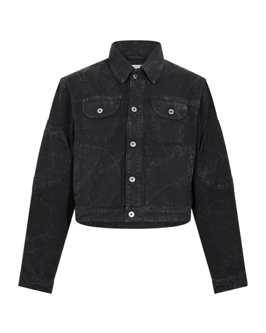 Off-White c/o Virgil Abloh Black Zip Jkt Sn99 for men