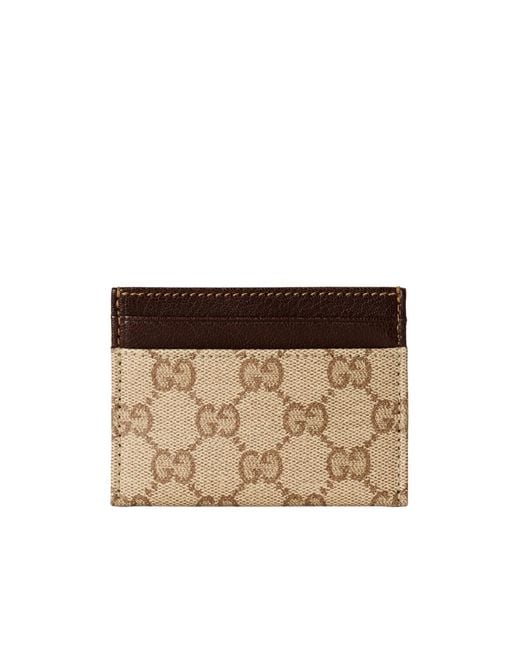 Gucci Natural Card Holder Crafted for men