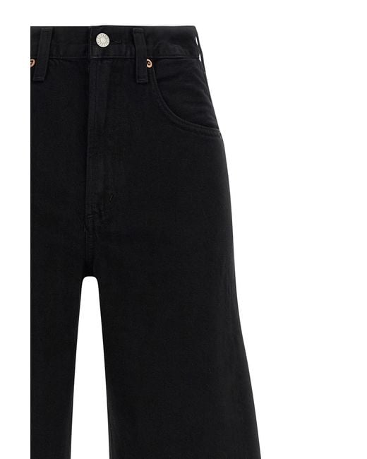 Agolde Black 'Low Curve' Jeans