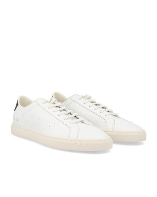 Common Projects White Achilles Slim Retro Low-Top Sneakers for men
