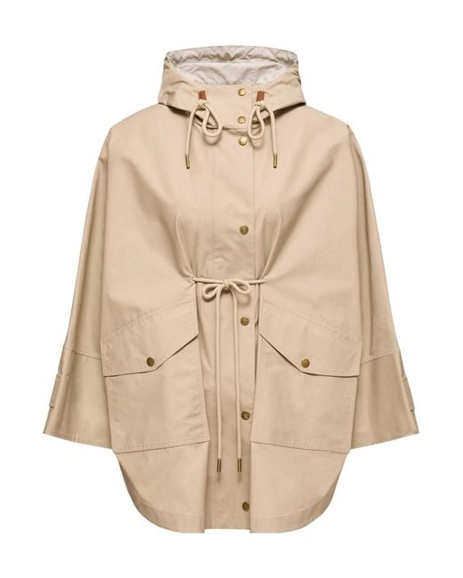 Moncler Natural Brunnera Long Parka