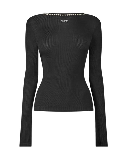 Off-White c/o Virgil Abloh Black Long Sleeve T-Shirt