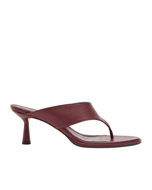 Aeyde Brown Casual Round-Toe Sandals