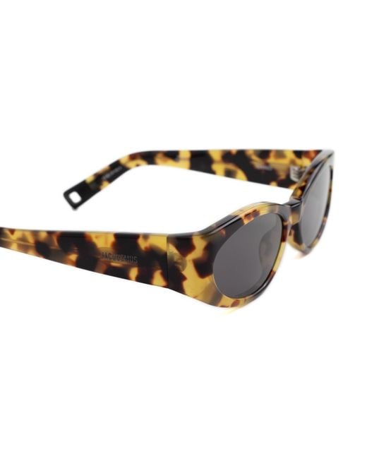 Jacquemus White Oval Frame Sunglasses for men