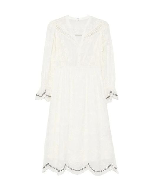 Ba&sh White Cutout Detail Dress