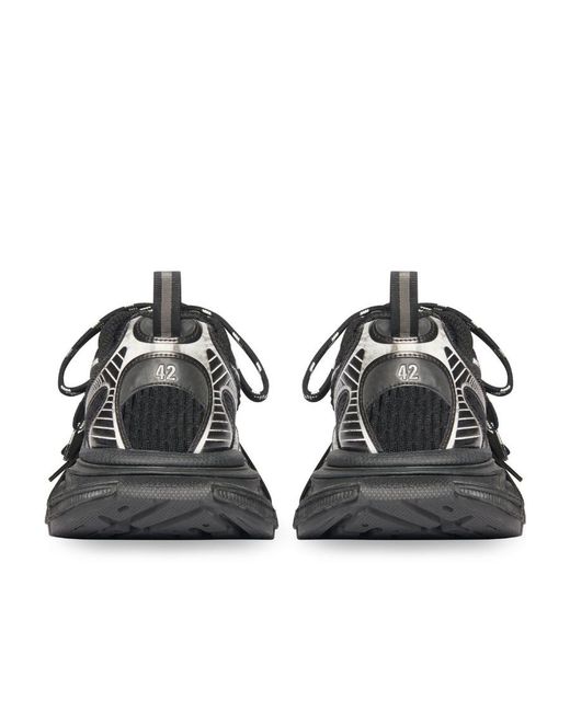 Balenciaga Black 3Xl Lace-Up Sneakers for men