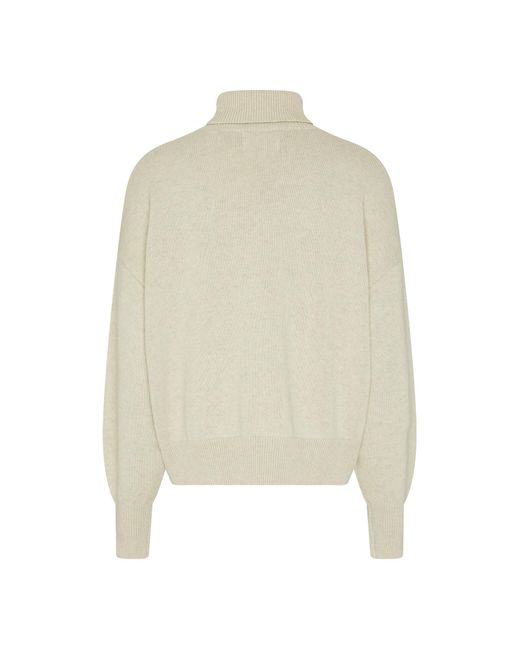 Isabel Marant White Nash Turtleneck Sweater